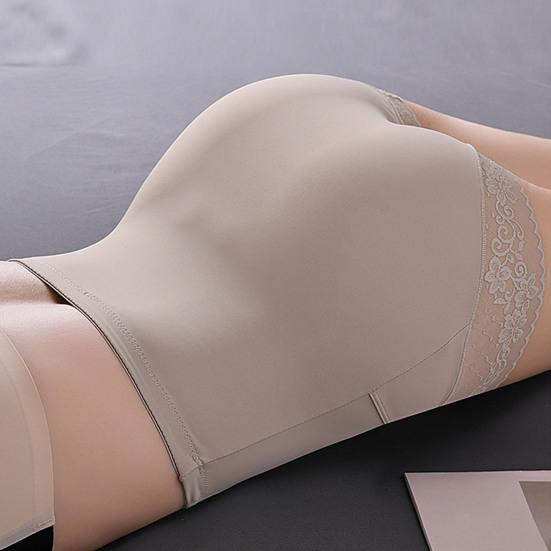 Женские трусы с высокой талией, кружевные, с вышивкой, с цветочным узором, поддерживающие живот, приподнимающие ягодицы, тонкие, мягкие, антисептические, отличные