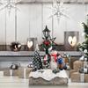 Christmas Village Scene Christmas Village with Movement and Light Miniature Lamp with Light Christmas Decoration Miniature Chara