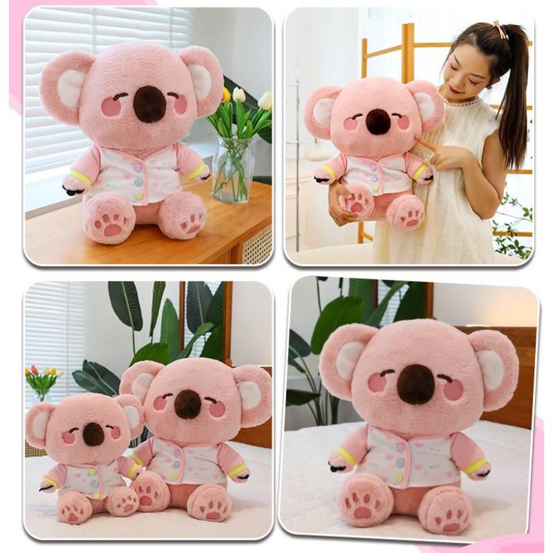 In Koala Pink Clothes Plush Toy Cartoon Stuffed Dolls Decoration Gifts Kids