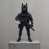 Тактическая статуэтка собаки Анубис, 3D-печатный египетский воинский декор, Мифическая военная фигурка для стола, Коллекционный подарок для мужчин