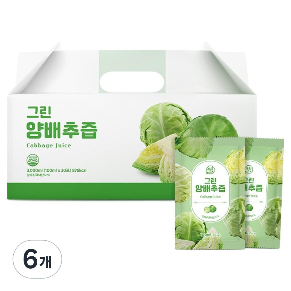 Puddings Green Chinese Cabbage Juice 30p 6 pcs 3L