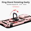 Army Push Window Shockproof Phone Case For iPhone14 13 12 11 Pro Max X XR XS 7 8 Plus Magnetic Ring Holder Military Rugged Cover