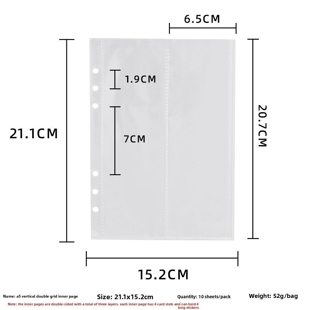 Альбом-держатель для фотокарточек формата А5 Школьный блокнот Канцелярские товары Милый альбом для фото айдолов
