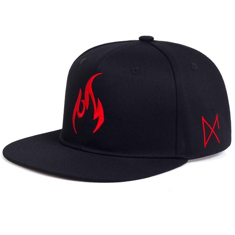 Flame Baseball Cap Adjustable Cotton Snapback Hat Men Women Fashion Hip Hop Caps Trucker Hats Sports Casual Caps