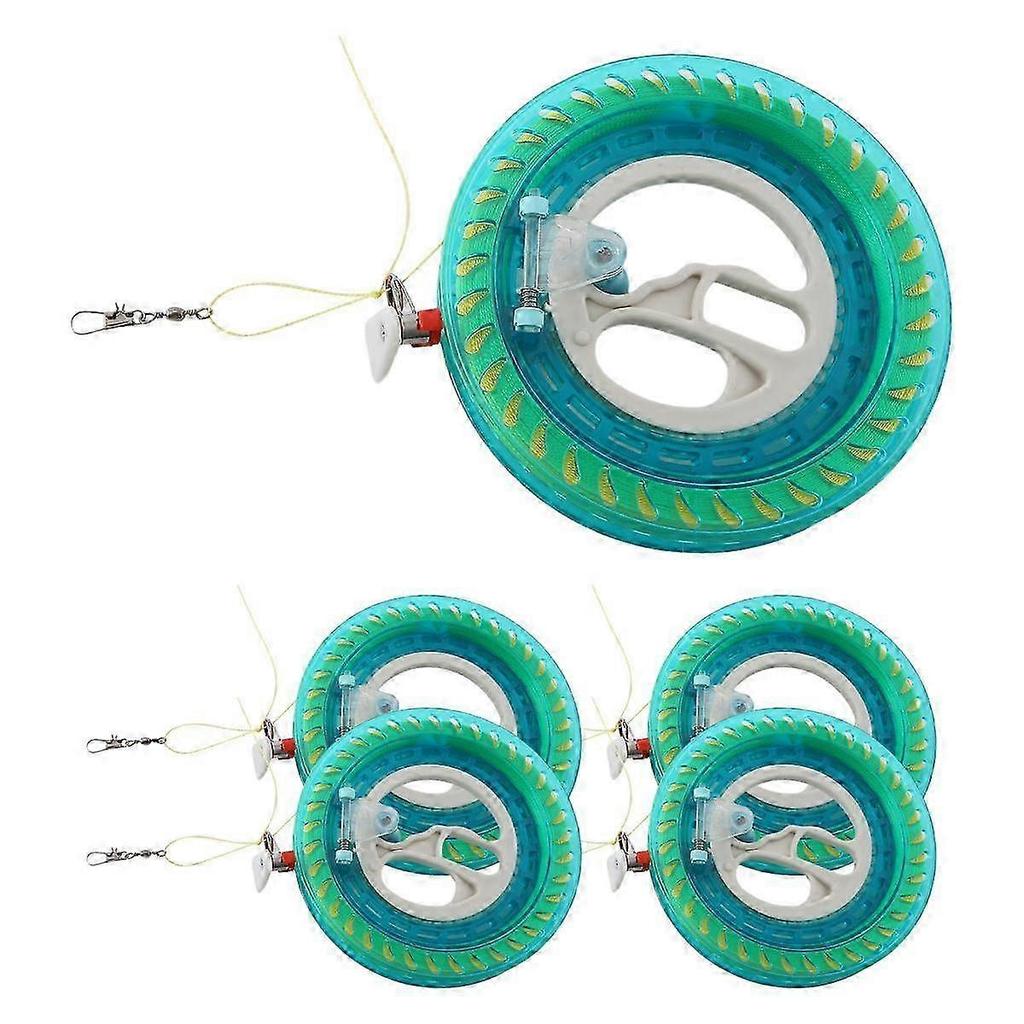 5PCS Kite Reel Winder Fire Wheel String Flying Handle Tool Twisted String Line Outdoor Round for Fying Kites Outdoor
