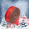 6.3*200cm Christmas Gauze Decorative Ribbon Transparent Printed Ribbon