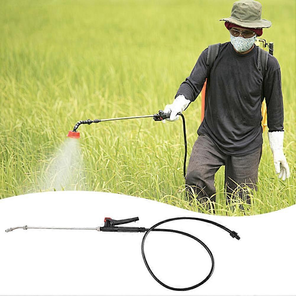 Stainless Steel Spray Wand with Ergonomic Hose and Adaptable Spray Settings
