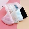 Triangle Velvet Powder Puff Pizza Flours Mini Face Makeup Sponge Cosmetics Washable Lightweight Makeup Tool