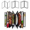 PVC Recipe Book Cover Transparent a4 Document Holder Menu Paper Holder  Home Organization
