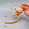 1-40PCS Cute Animal Little Monkey Plush Doll Toys Long Tailed Monkey Doll Pendant Keychain Backpack Hangings Decoration Gifts