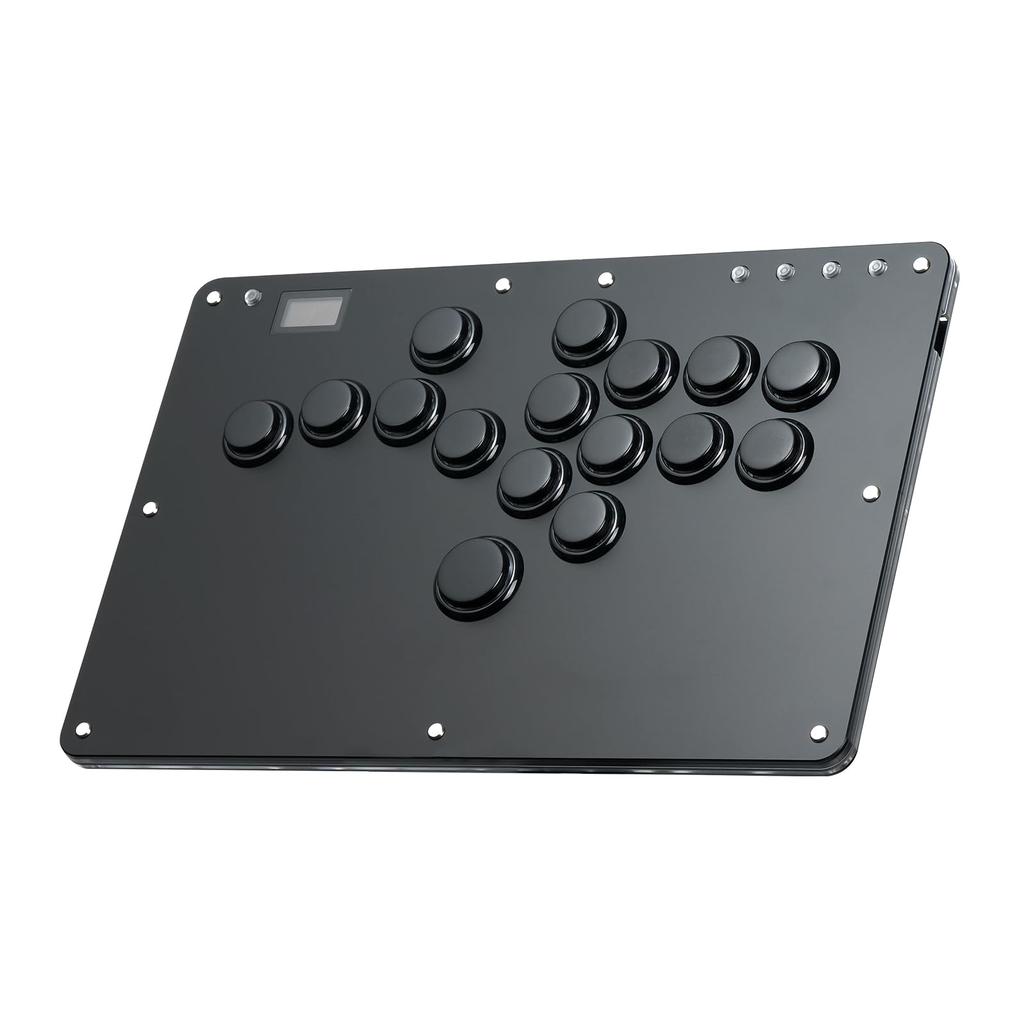 Аркадный контроллер без рычага можно разместить на широкой верхней части, простой в использовании контроллер без рычага R16 без функции горячих кнопок RGB, аркадный японский язык, руководство по эксплуатации