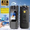 4K HD Wifi Mini Camera Handheld Back Clip Law Enforcement IR Night Vision Smart Digital Video Recorder Portable Bodycam Car Recorder