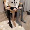 Socks Boots Women's 2021 Autumn and Winter New Korean Version Elastic Socks Boots Women's Flat Bottom Pointed Over Knee Boots Long Tube Thin Boots