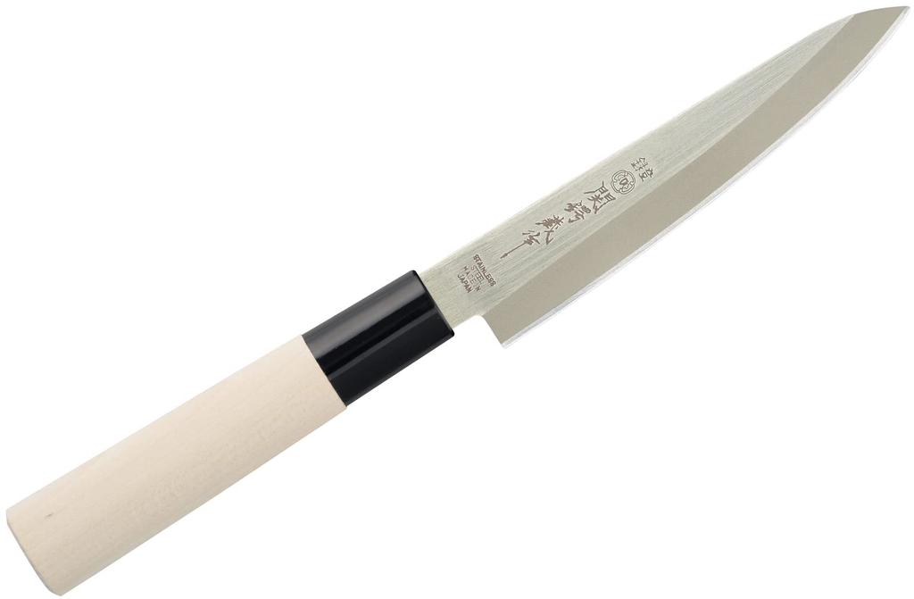 Yaxell Seki Tsubazo Petty Single Made In For Japanese For Stainless Steel 30599 Knife, Edge, 120mm, Japan, Beginners, Knife, Fruits,