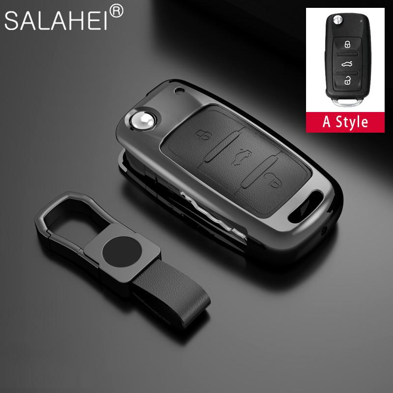 Чехол для автомобильного ключа для Volkswagen Bora Polo Tiguan Jetta Passat Golf 7 MK7 Tiguan MK2 для Skoda Octavia A7 SEAT Ateca Leon FR 2 Ibiza