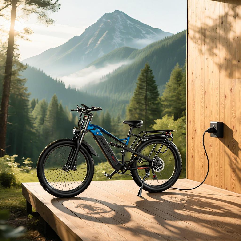 PULUMA PE86 SHIMANO 7-speed, 20AH battery, 500W motor, 150 km range, 26*3.0 inch fat tires, hydraulic disc brake, electric bike