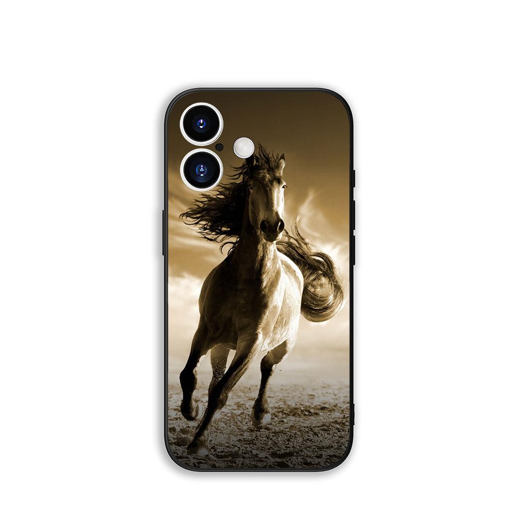 Чехол Wild Horse Black Cool для Samsung Galaxy A25 A37 A57 A12 A14 A31 A41 A50 A51 A70 A71 A72 A21S A04 M15 Note 20 9 8 10 Чехол