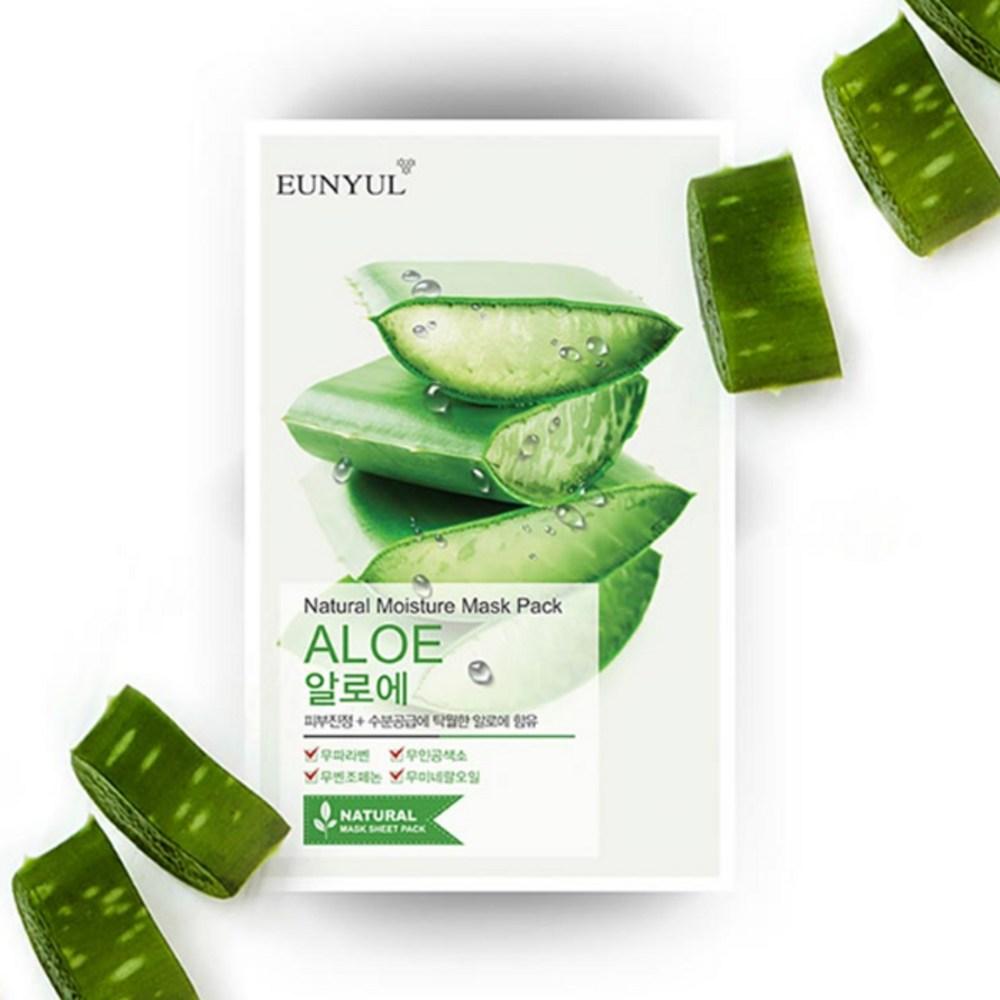 Eunyul Natural Aloe Mask Pack, 50 Packs, 2 Packs