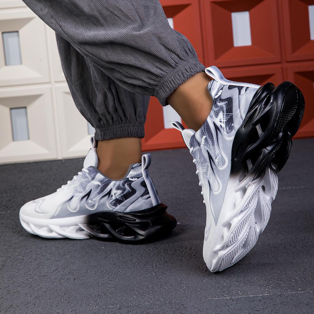 Модная беговая обувь с плоской амортизацией, удобная обувь для спортзала и пробежек, сетчатые дышащие тренировочные теннисные кроссовки для мужчин, легкие мягкие Te