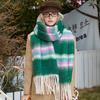 Winter New Dopamine Advanced Sense Warm Thickened Scarf Women's Winter Sweet Atmosphere Couple Scarf