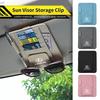 DJSZ3 Car Visor Sunglasses Holder Card Bag Glasses Storage Clip Interior For Lexus CT ES GS NX IS250 CT200h IS300h ES300h RX400h NX