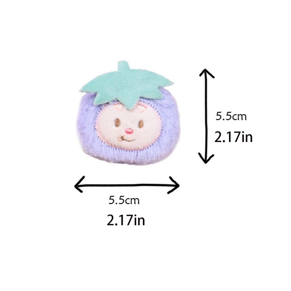 Hand-sewn Cute Fruit Plush Brooch Cloth Sweet Decoration Gift