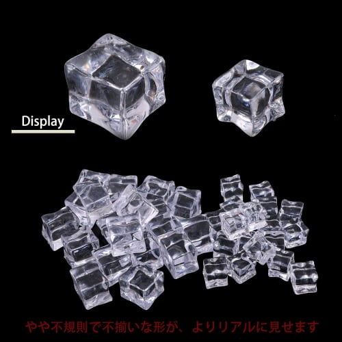 Pureseek Ice Cadela, Kuramoto Ice, Food Sample Ice, Display Ice, Ice Sample, Fake Ice, Acrylic Ice, Food Fake, 40 Pieces