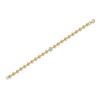 Light Luxury Niche Design Gold Bead Chain 925 Silver Ins Wind Moissanite Bracelet