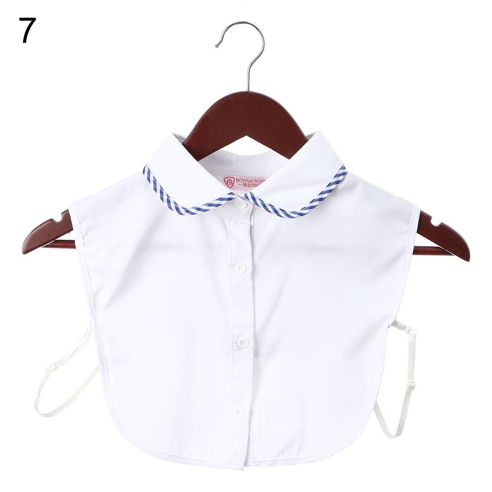 Fashion Detachable Lace False Tie Lapel Blouse Top Clothes Accessories Shirt Fake Collar