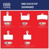 Тормозные колодки для дисковых тормозов BBB, Disc Stop, BBS-54, Совместимы с Shimano