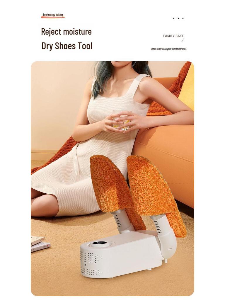 2024 Smart Foldable Shoe Dryer with Temperature Control, Disinfection, and Deodorization