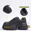 Women's Shoes 2025 Spring New Thick-soled Heightening Dad Shoes Versatile Sports Shoes Casual Small Leather Shoes