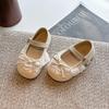 Весна 2026 Девочки Бант Принцесса Мягкая Подошва Кожаные Лоферы