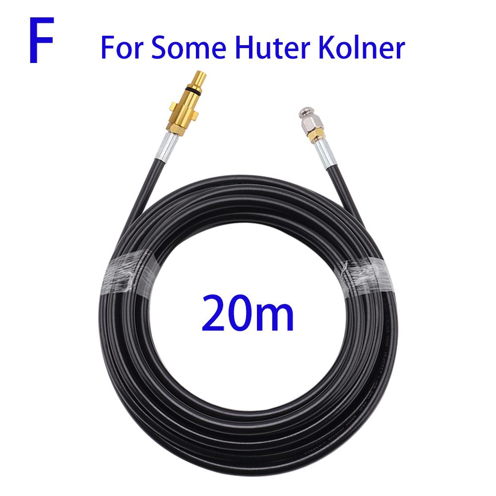 20 м шланг для прочистки канализационной воды, засорение канализационных труб, насадка для шланга с шнуром для мойки высокого давления Karcher Bosch