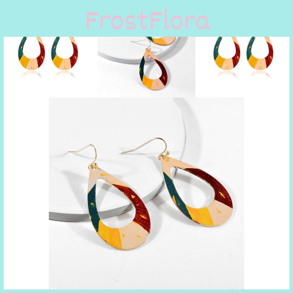 Stylish Graffiti Double-sided Geometric Alloy Earrings For Women Trendy And Unique Design