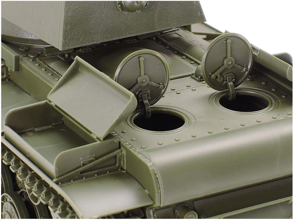 Tamiya 135 Военная миниатюра Серия №372 Советский тяжелый танк КВ-I 1941 года раннего выпуска Пластиковая модель 35372