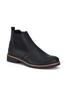 Men's Fashion Faux Leather Flat Heeled Booties Bootie Unisex Chelsea Boots Shoes