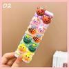 10pcs Children Cute High Elastic Headband Hair Accessories Little Girl Candy Color Trendy Hair Circle Headband