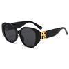 1pcs European Men's and Women's Cat Eye Frame Fashion Sunglasses for Summer Sunshade, Sunscreen, UV Protection, Lightweight Glas