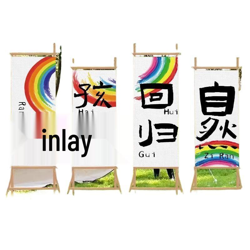 Outdoor Camping Red Check Picnic Backdrop & Atmosphere Decoration