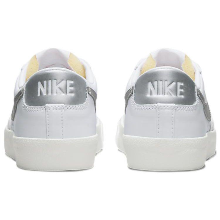 nike blazer low womens silver
