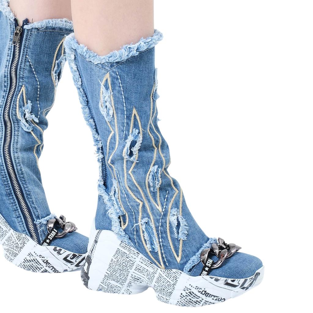 Джинсовые ботинки, женские спортивные ботинки, джинсовая обувь, джинсовые кроссовки, подарок на день рождения