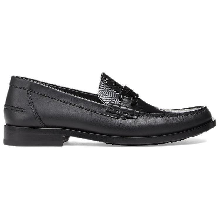 Fendi Лоферы-слипоны с металлической пластиной 7D1546AK1UF0ABB