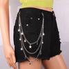 Star Pendant Metal Pants Chain Punk Waist Link Hanging Chain Jeans Trousers