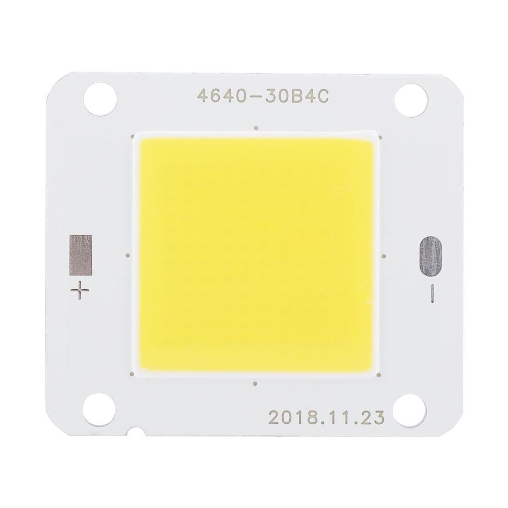 Источник проекционного света мощностью 50 Вт, долговечный, яркий, интегрированный светодиод COB(Теплый белый 3000-3200К)