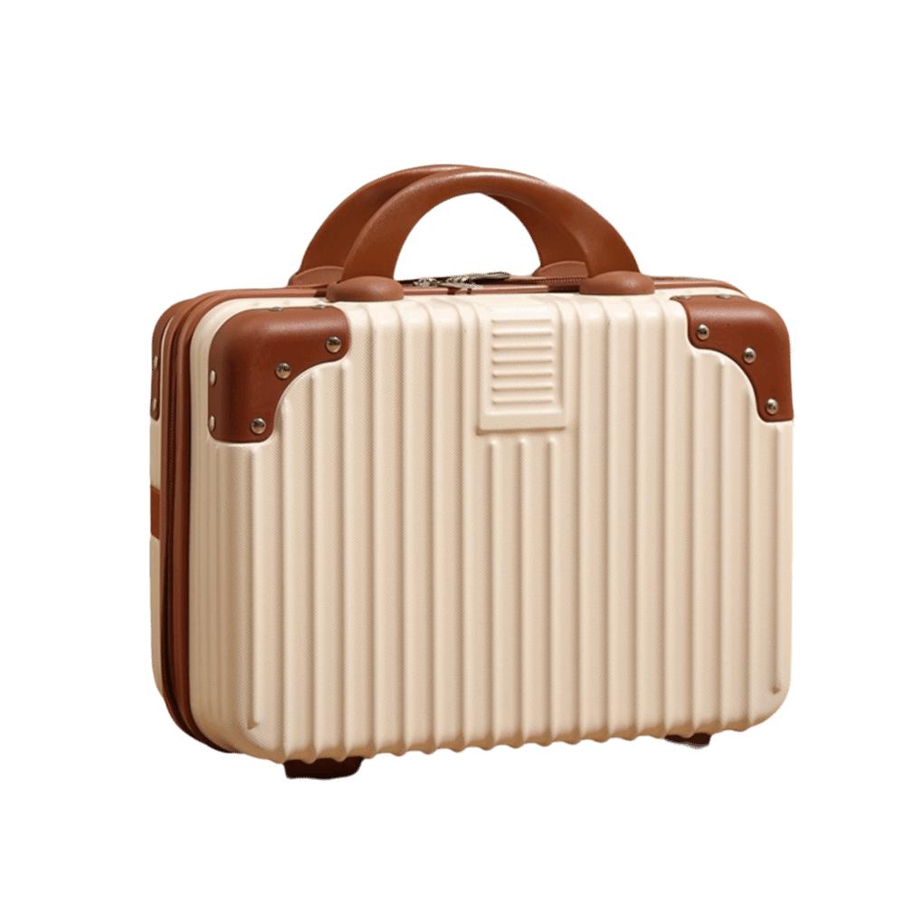 Сумочка Мини Ручной Чемодан Косметичка Багаж Дорожная Коробка с Ремнями 14 Дюймов Косметичка Дорожная