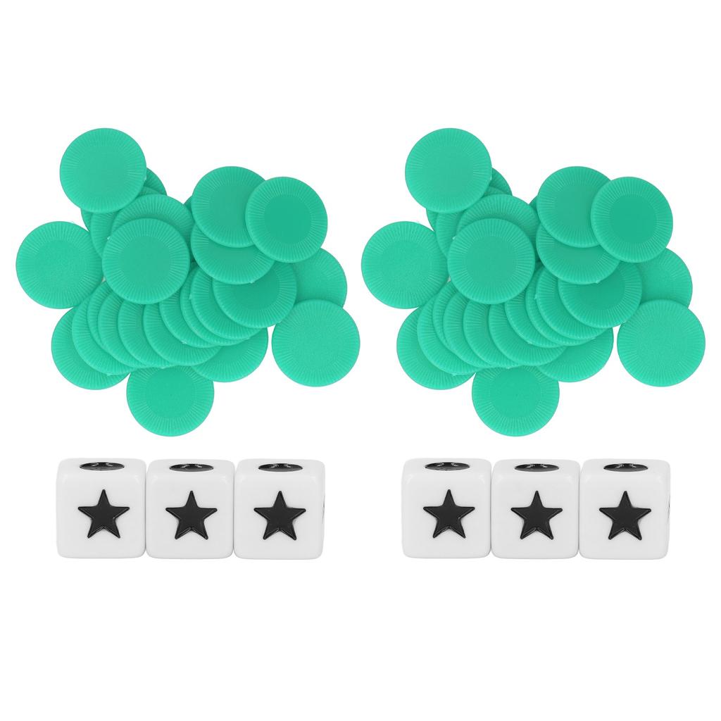 2 набора игральных костей слева и справа по центру, многоцелевой, веселый, инновационный, интерактивный игровой набор для всей семьи