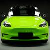 Глянцевая Зеленая Наклейка на Автомобиль Пленка для Обертывания Автомобиля ПЭТ Наклейка Автонаклейки Без Пузырей Автоаксессуары Внешнее Внутреннее Украшение