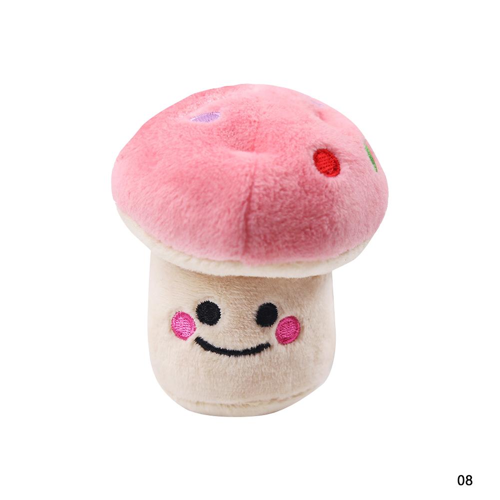 Мягкая пищащая игрушка, игрушки для собак, устойчивая к укусам, чистая игрушка для жевания собак, мяч для дрессировки щенков, фрукты, мультфильмы, животные, товары для домашних животных