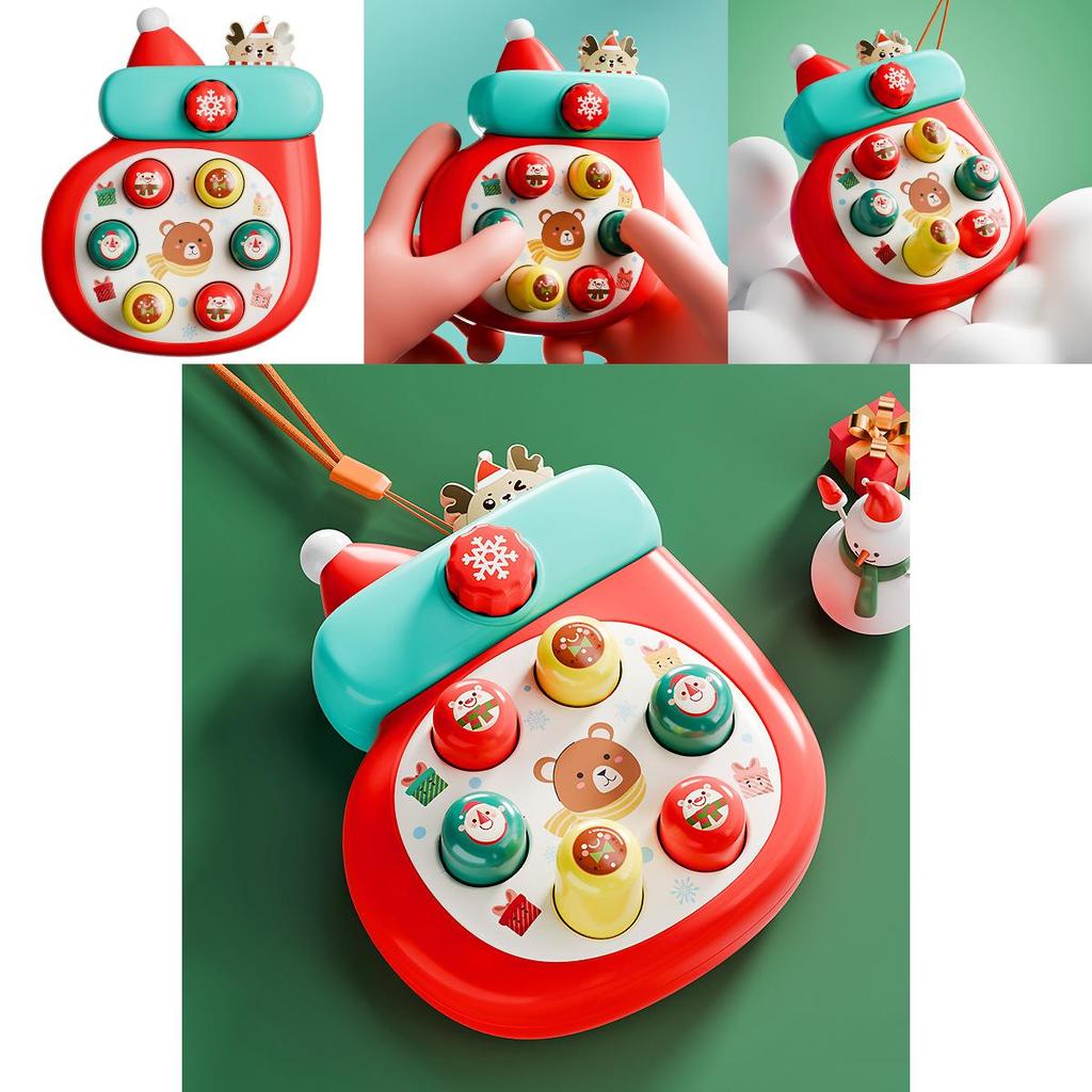 Christmas Sock Whacamole Childrens Educational Fun Game For Cognitive Development